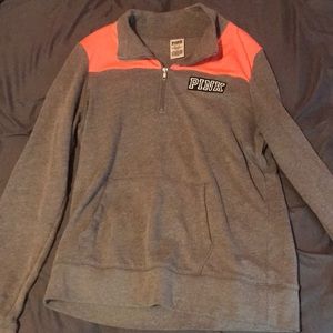 VS PINK HALF ZIP